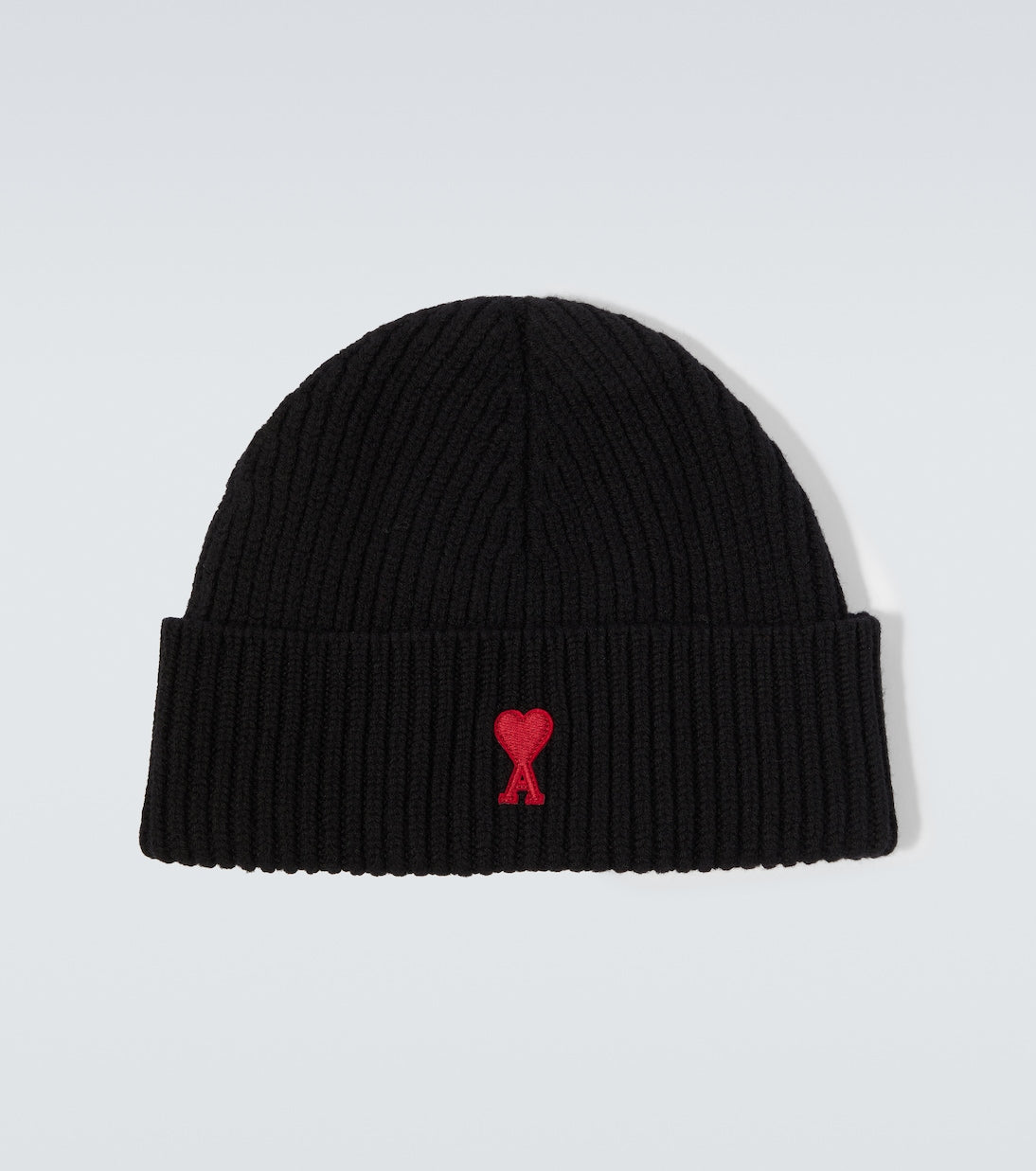 Ami Paris - Ami de Cœur virgin wool beanie