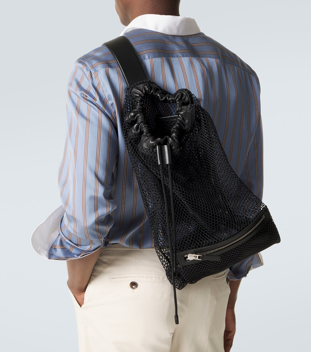 Tom Ford - Leather-trimmed backpack