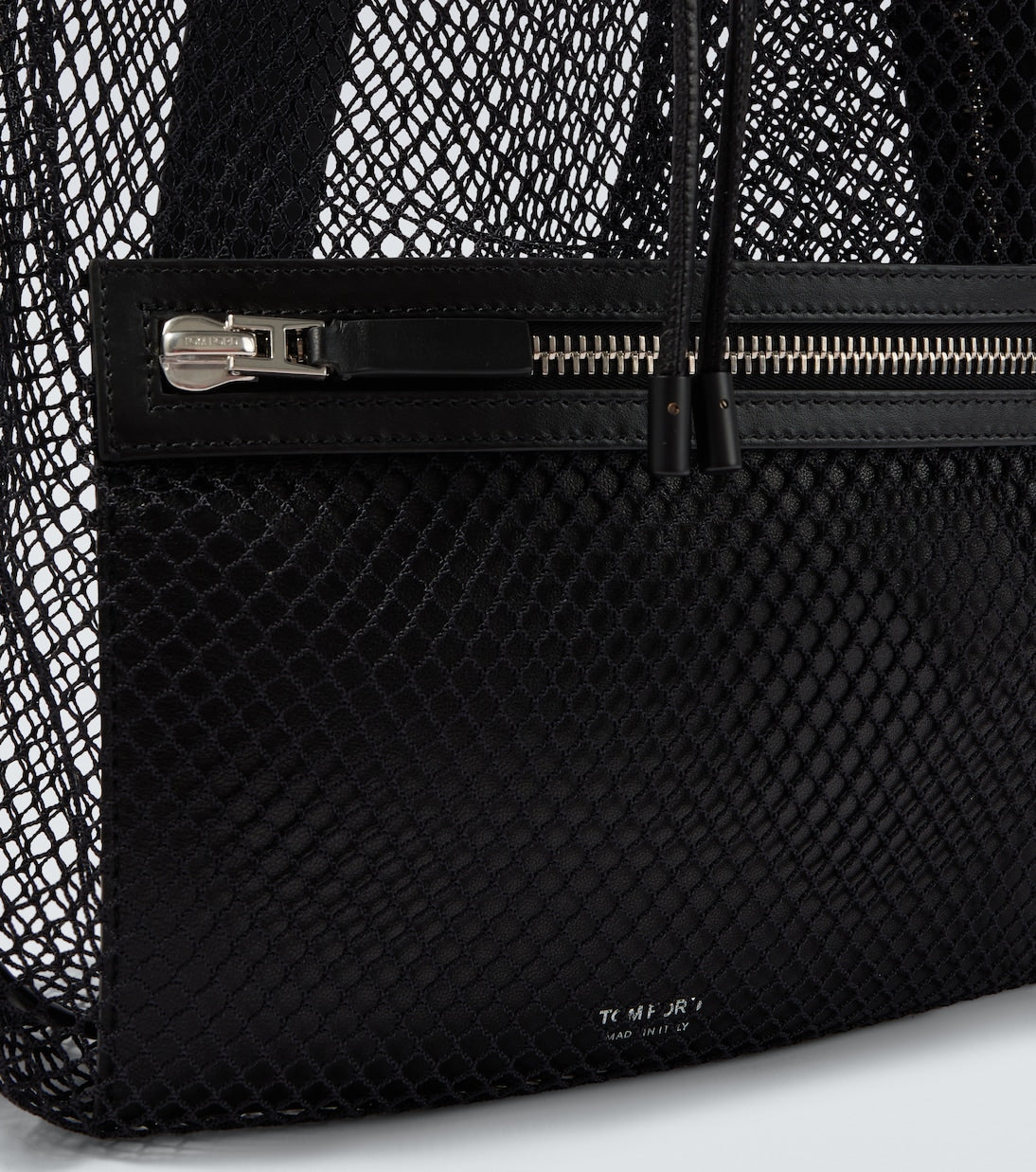 Tom Ford - Leather-trimmed backpack