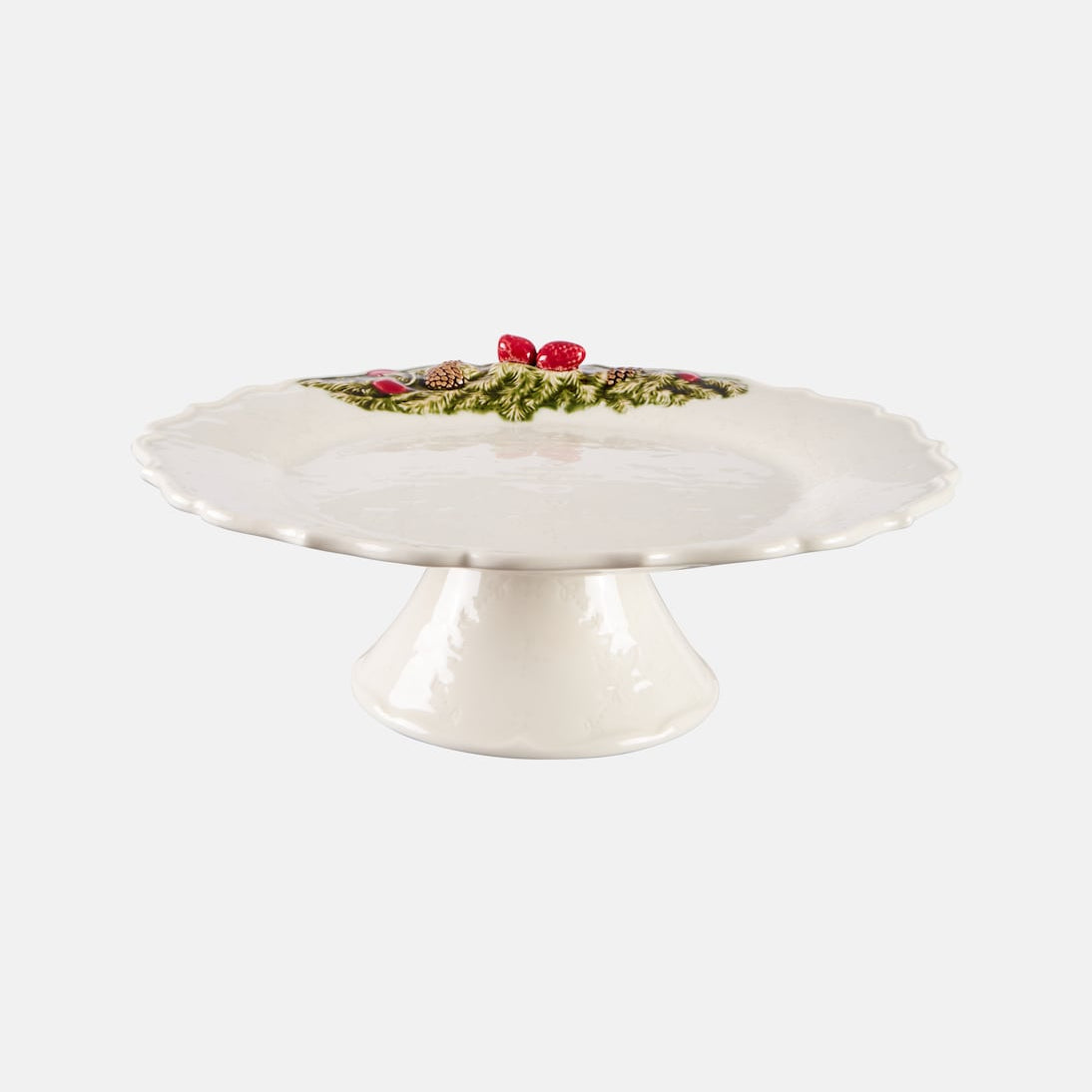 Bordallo Pinheiro - Earthenware cake stand