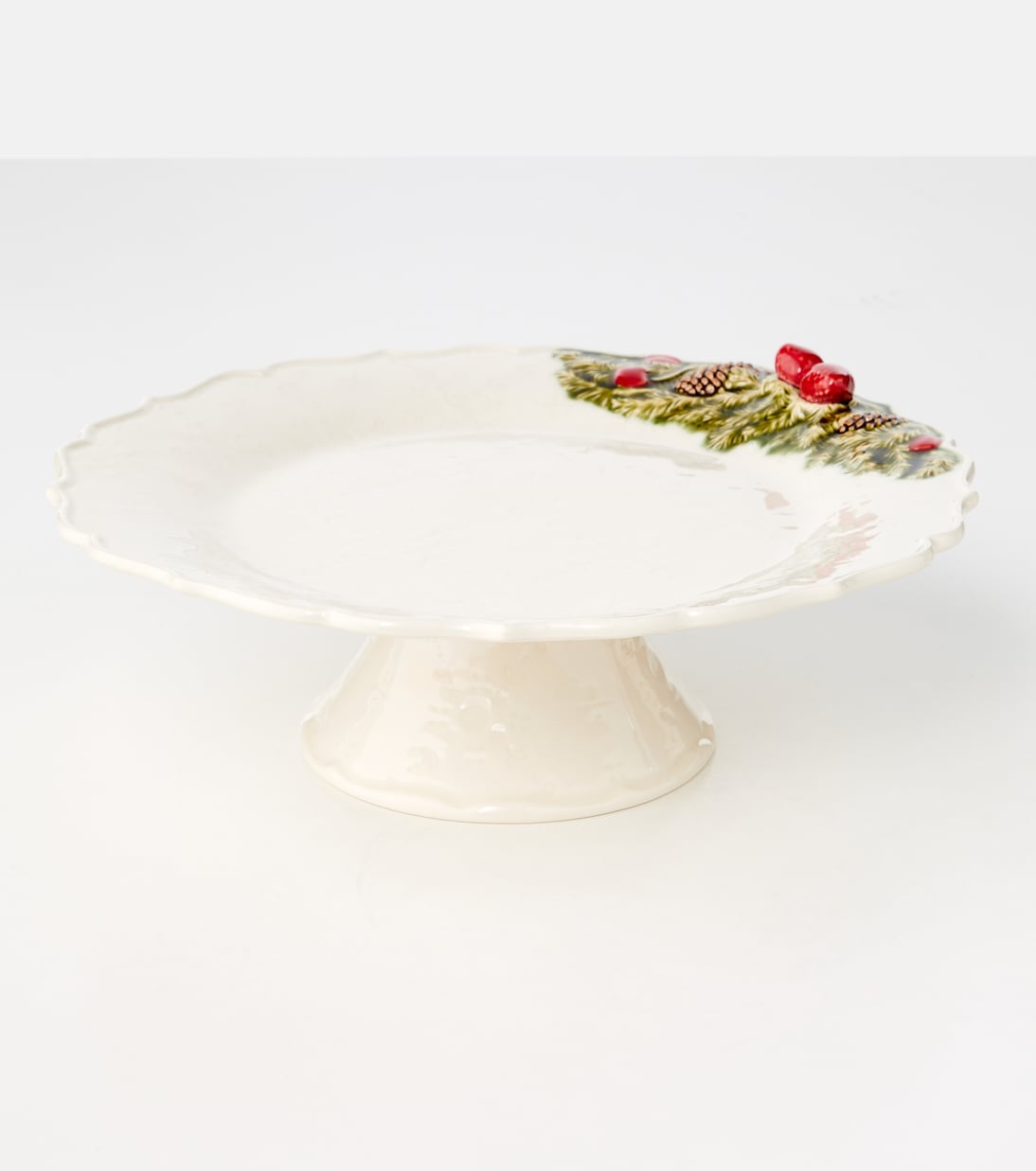 Bordallo Pinheiro - Earthenware cake stand