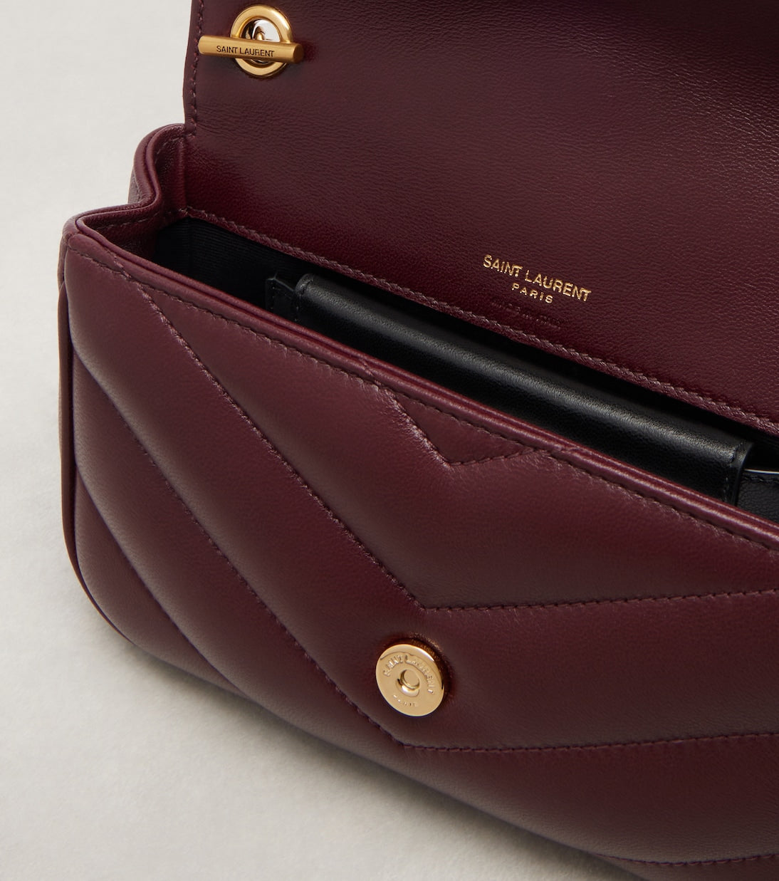 Saint Laurent - Loulou Mini leather crossbody bag