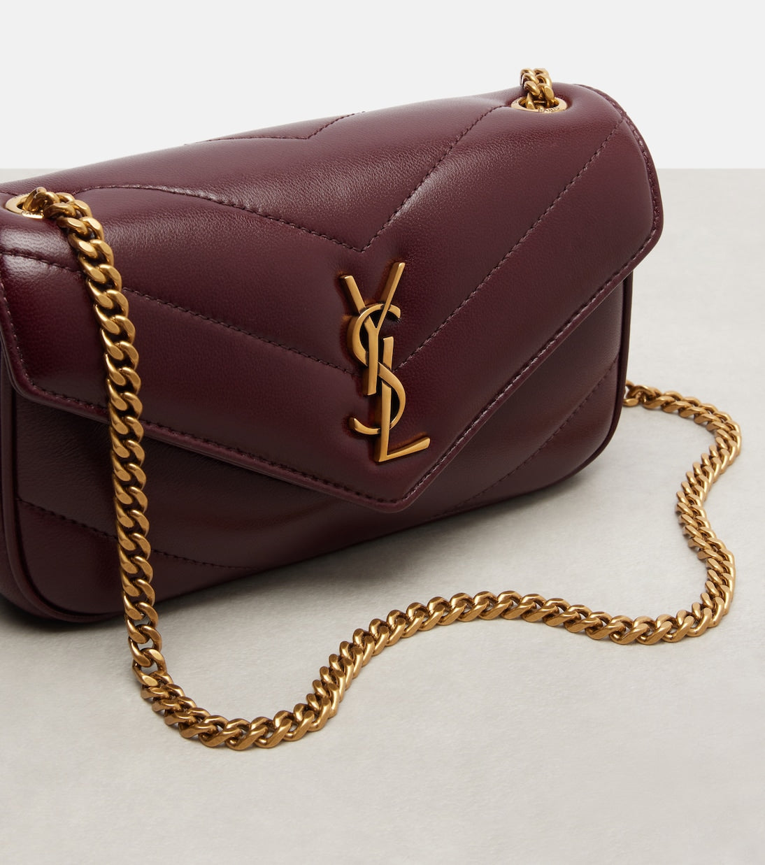 Saint Laurent - Loulou Mini leather crossbody bag