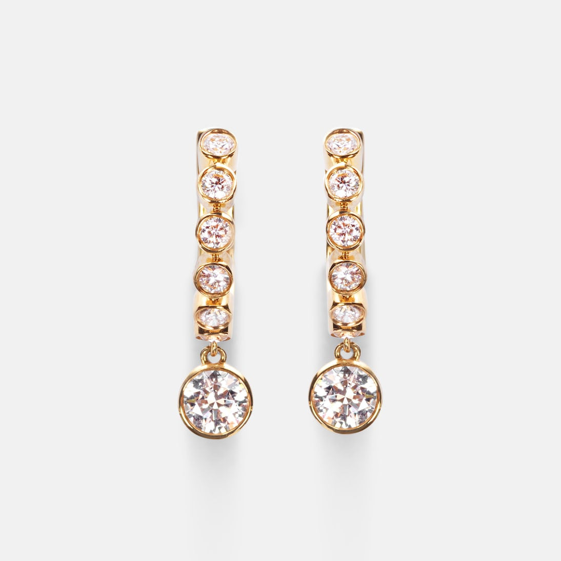 Anita Ko - Melrose 18kt gold huggie earrings with diamonds