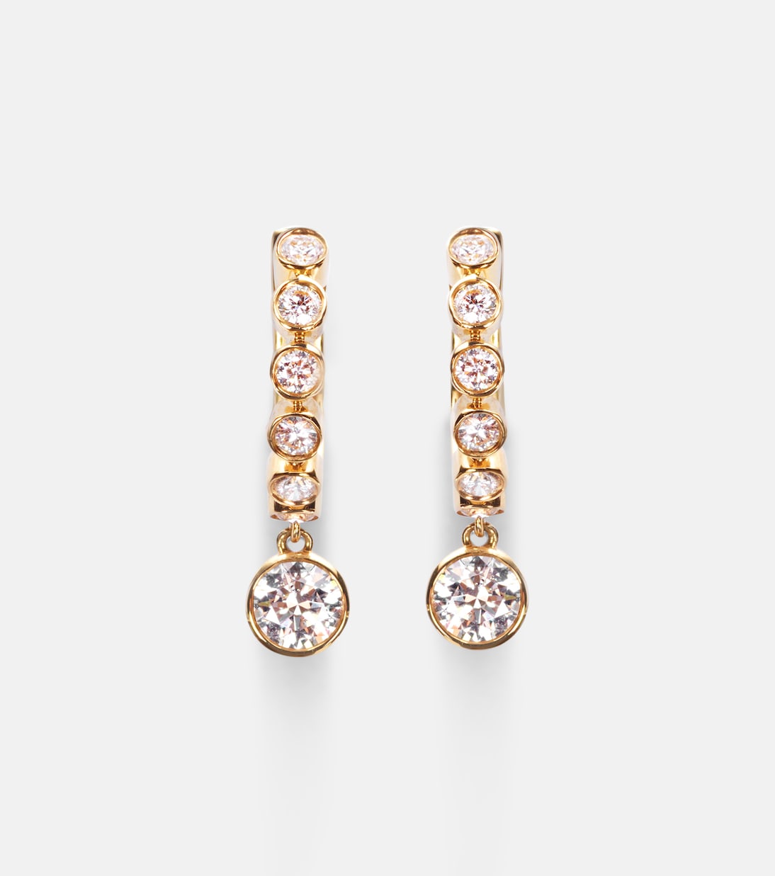 Anita Ko - Melrose 18kt gold huggie earrings with diamonds