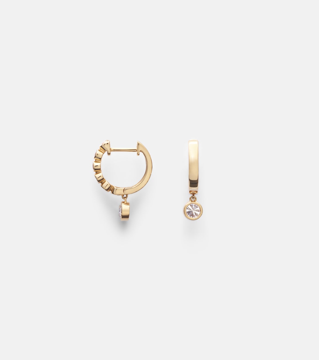 Anita Ko - Melrose 18kt gold huggie earrings with diamonds