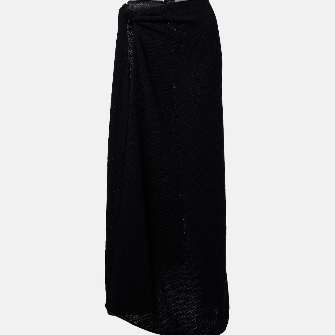 Christopher Esber - Knitted cotton-blend maxi skirt