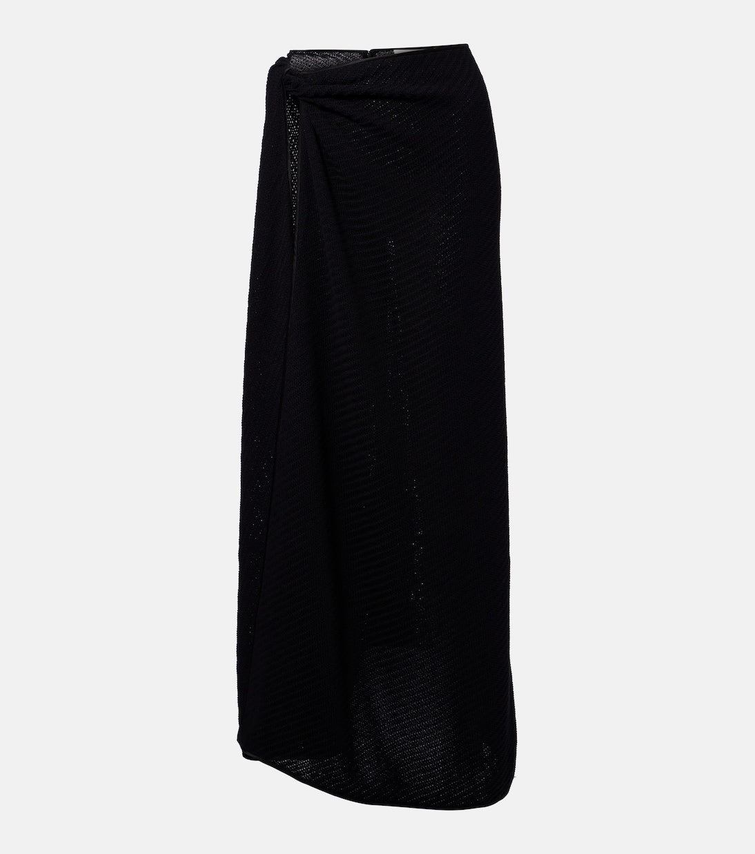 Christopher Esber - Knitted cotton-blend maxi skirt
