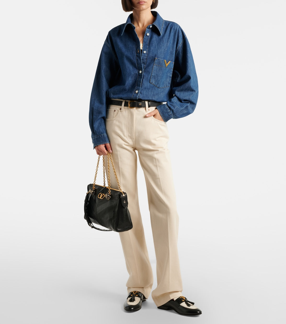 Valentino Garavani - VGold straight jeans