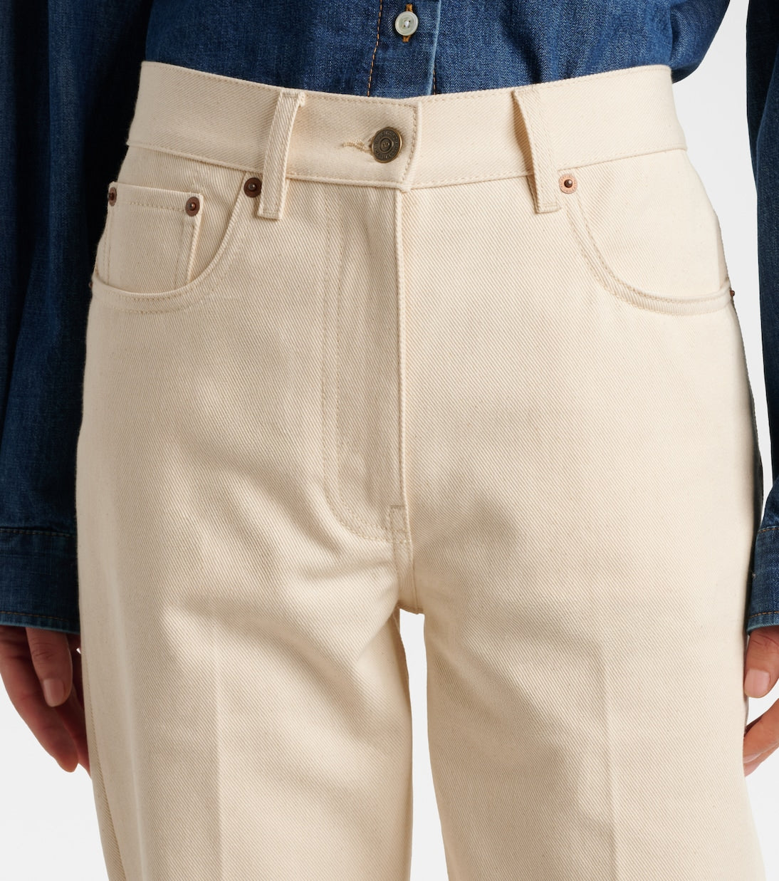 Valentino Garavani - VGold straight jeans