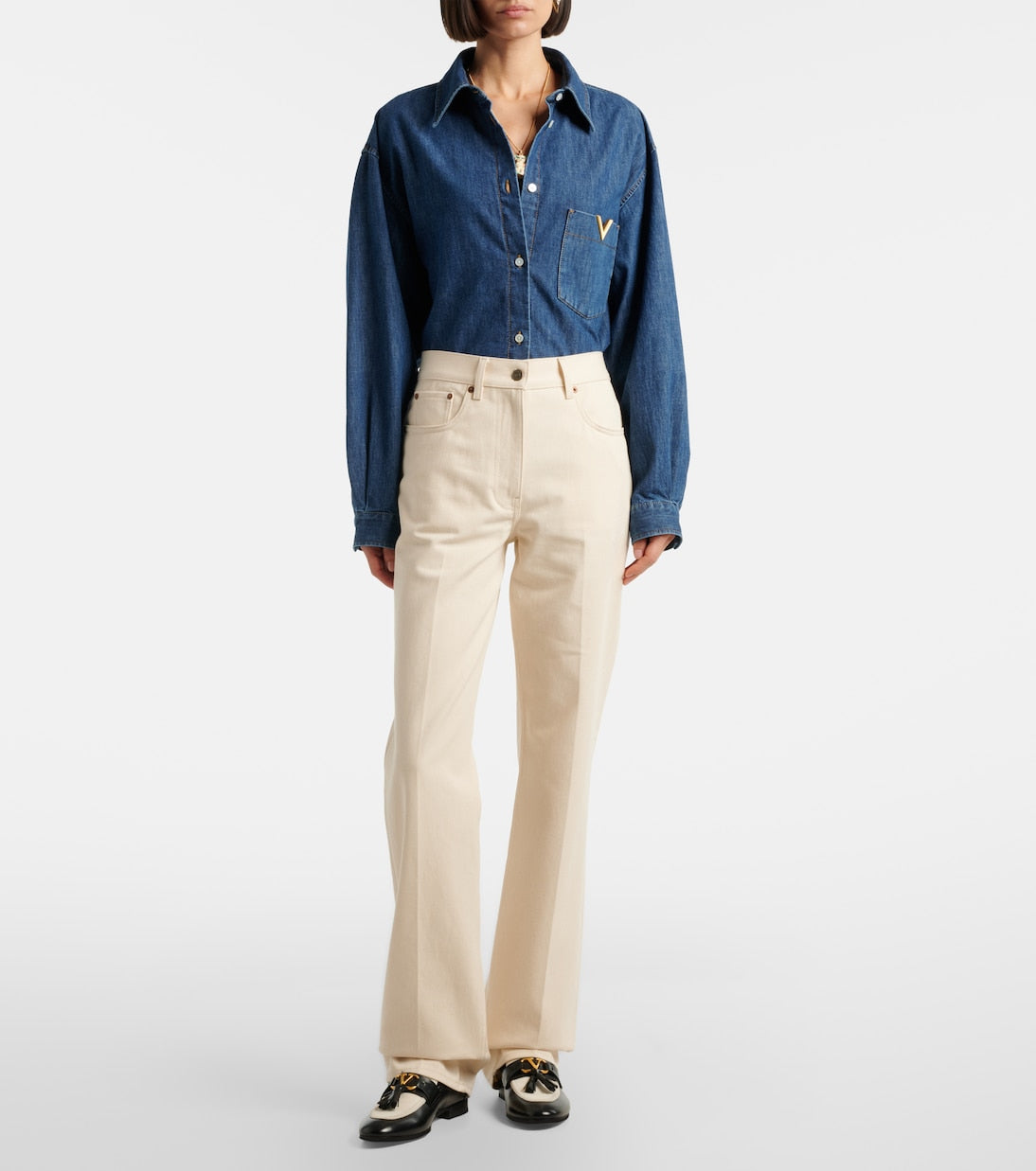 Valentino Garavani - VGold straight jeans