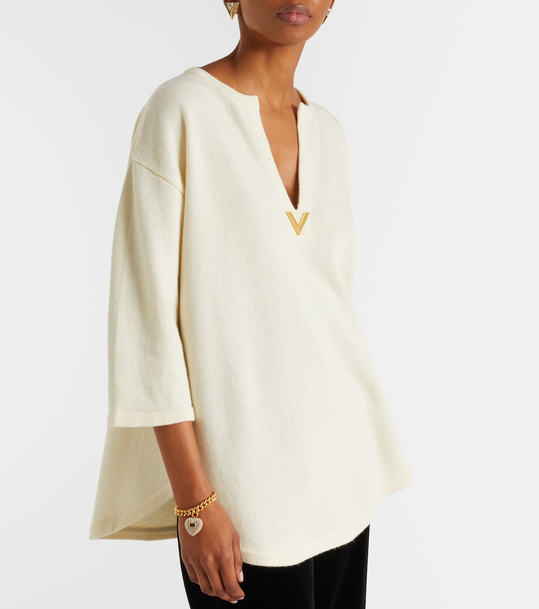Valentino Garavani - VGold virgin wool sweater