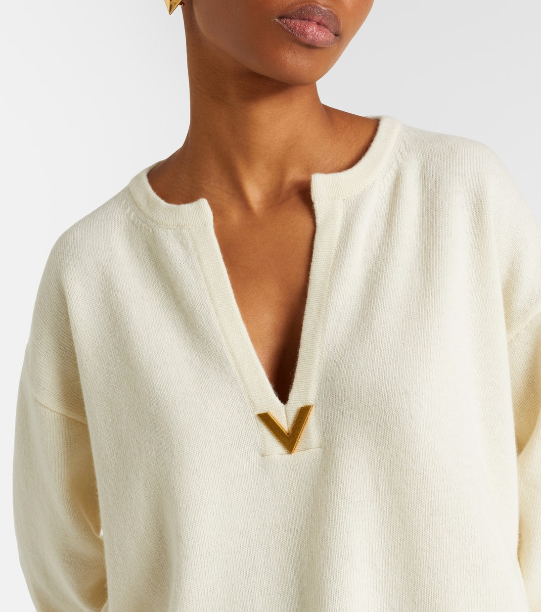 Valentino Garavani - VGold virgin wool sweater