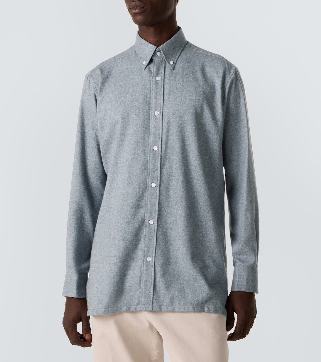 Charvet - Cotton flannel shirt