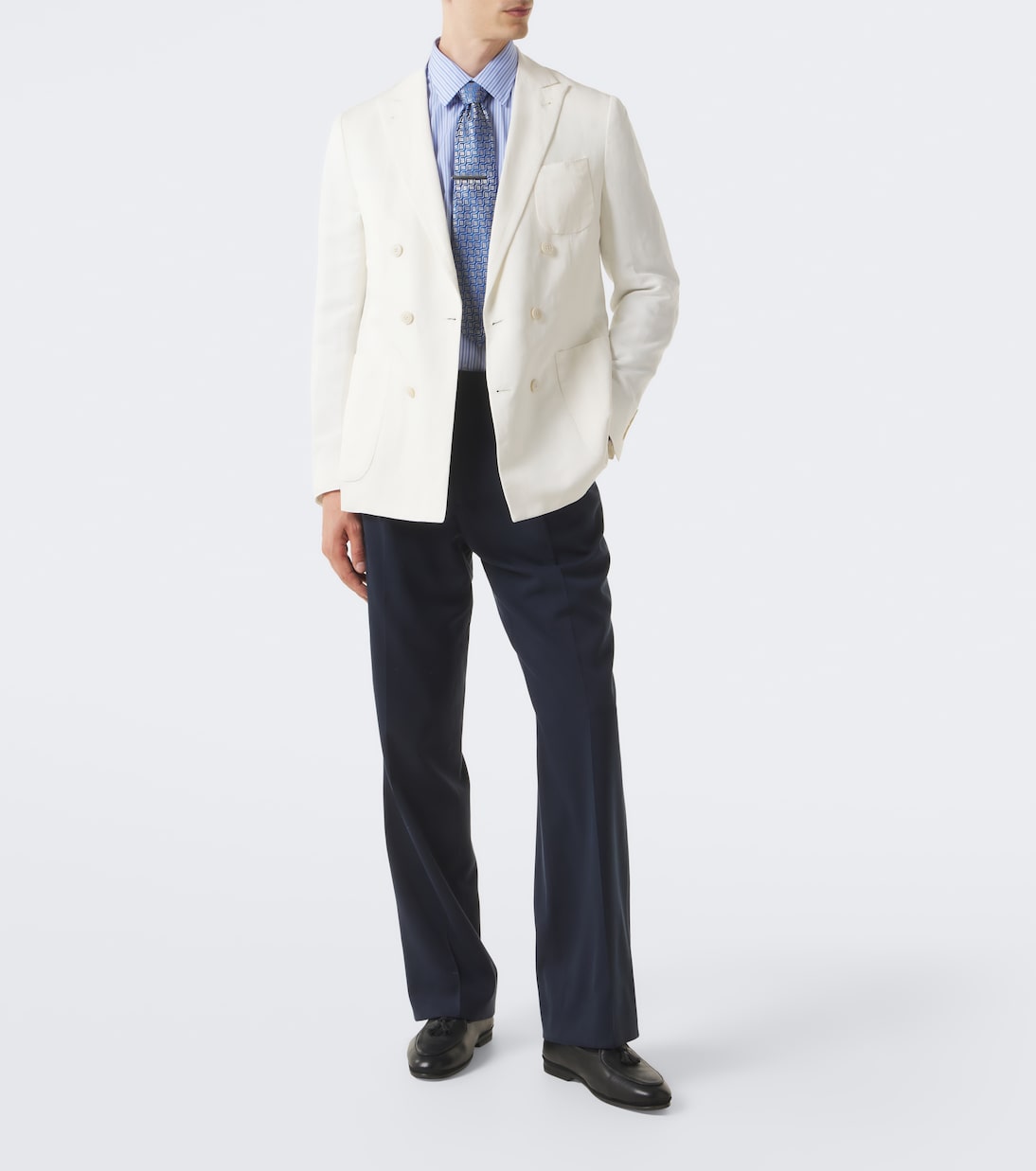 Charvet - Striped cotton poplin shirt