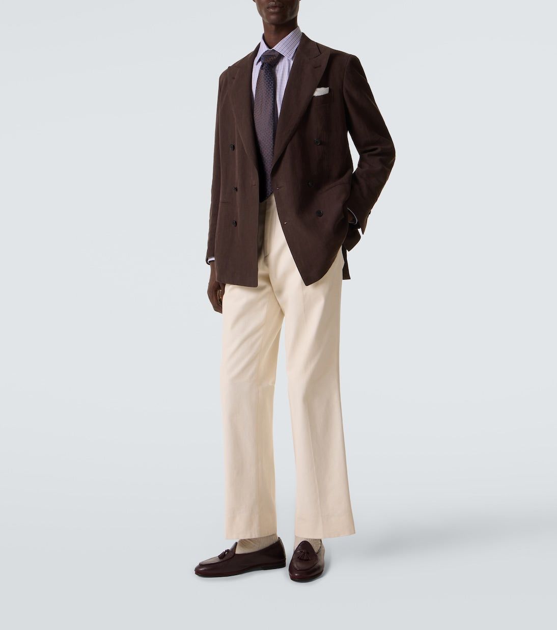 Charvet - Checked cotton poplin shirt