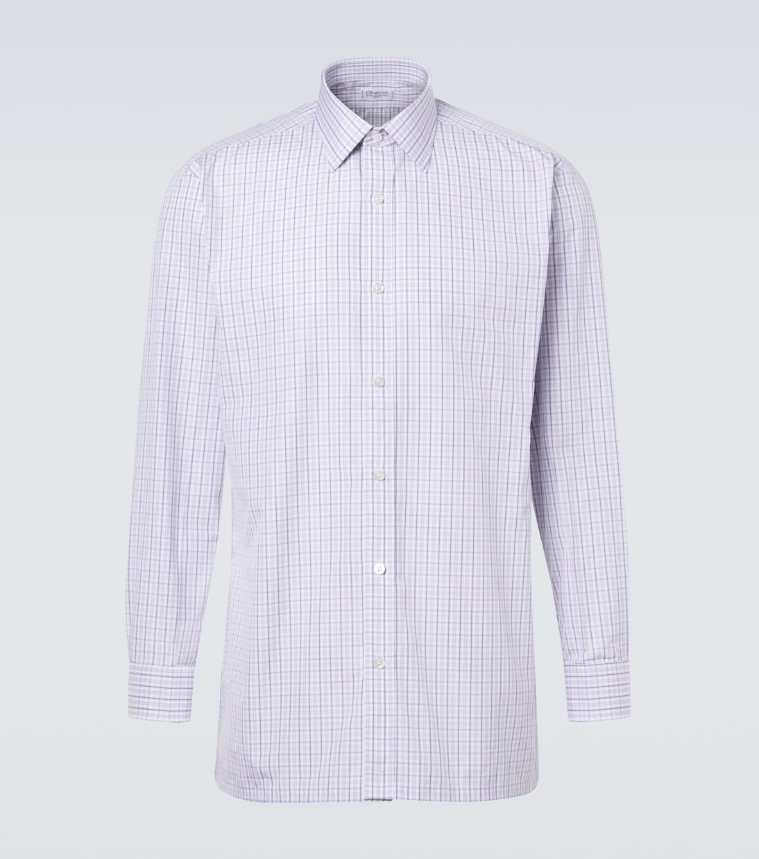 Charvet - Checked cotton poplin shirt