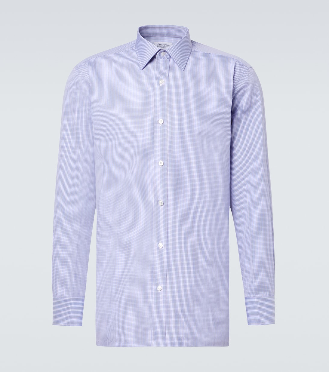Charvet - Checked cotton poplin shirt