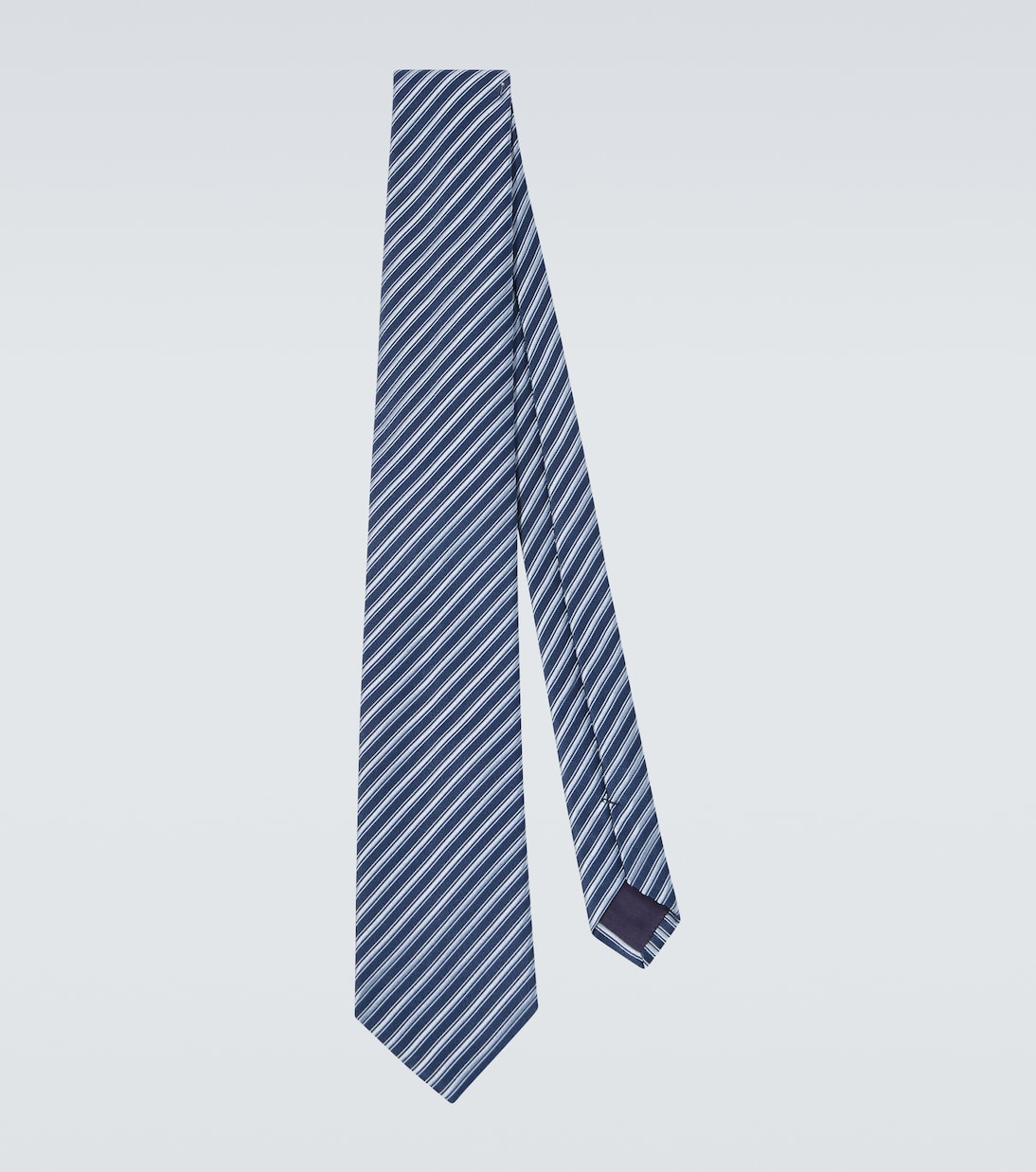 Charvet - Striped silk jacquard tie