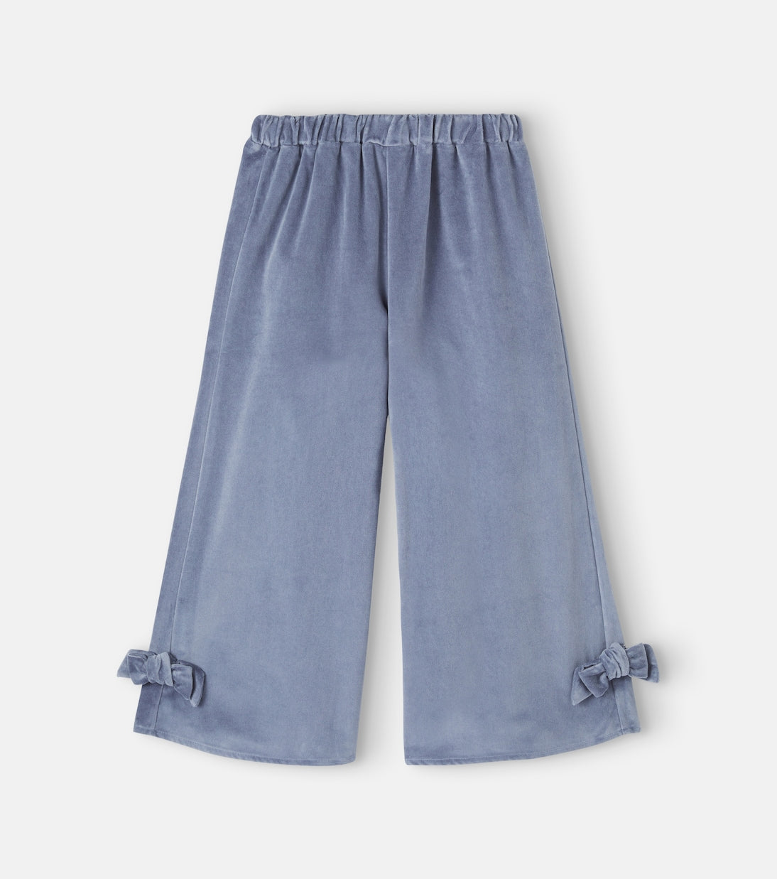 Donsje - Nolien bow-detail cotton velvet pants