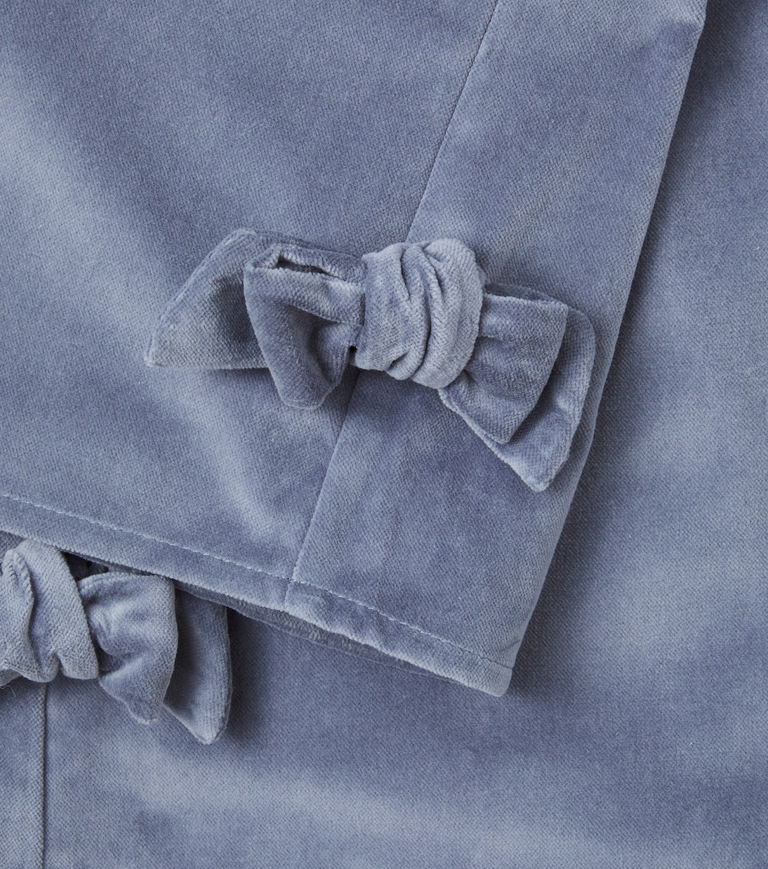 Donsje - Nolien bow-detail cotton velvet pants