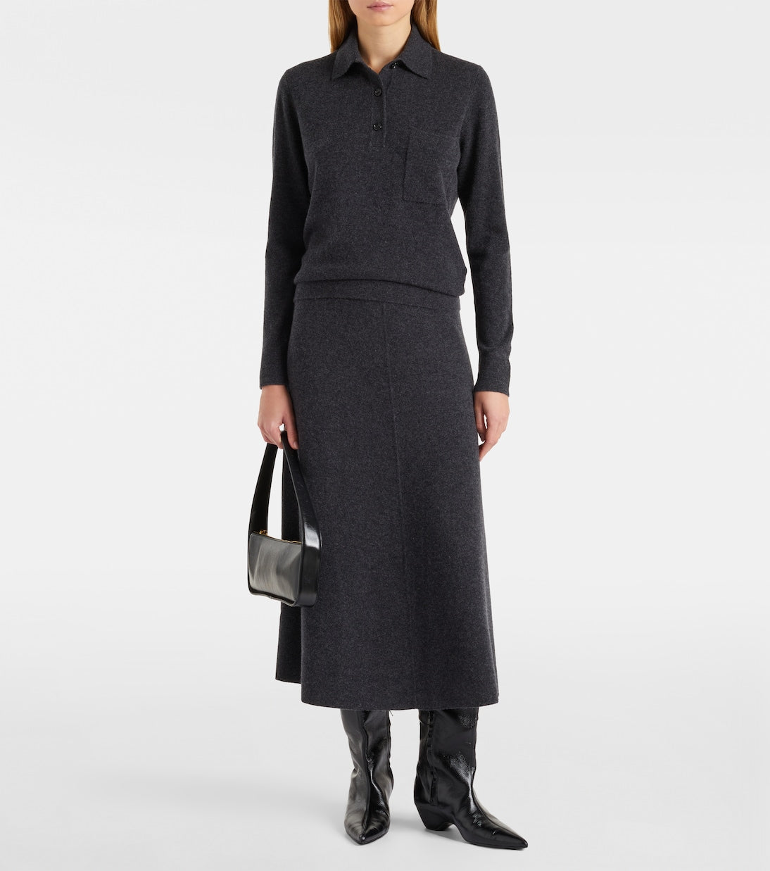Jardin des Orangers - Wool and cashmere polo sweater