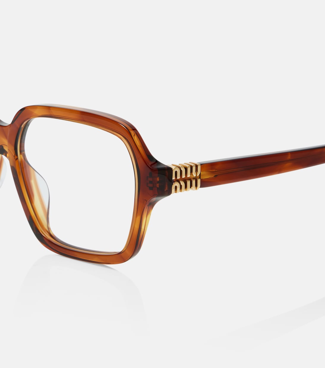 Miu Miu - Logo square glasses