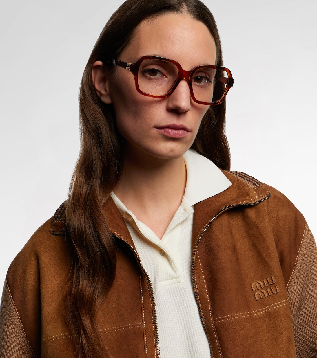 Miu Miu - Logo square glasses
