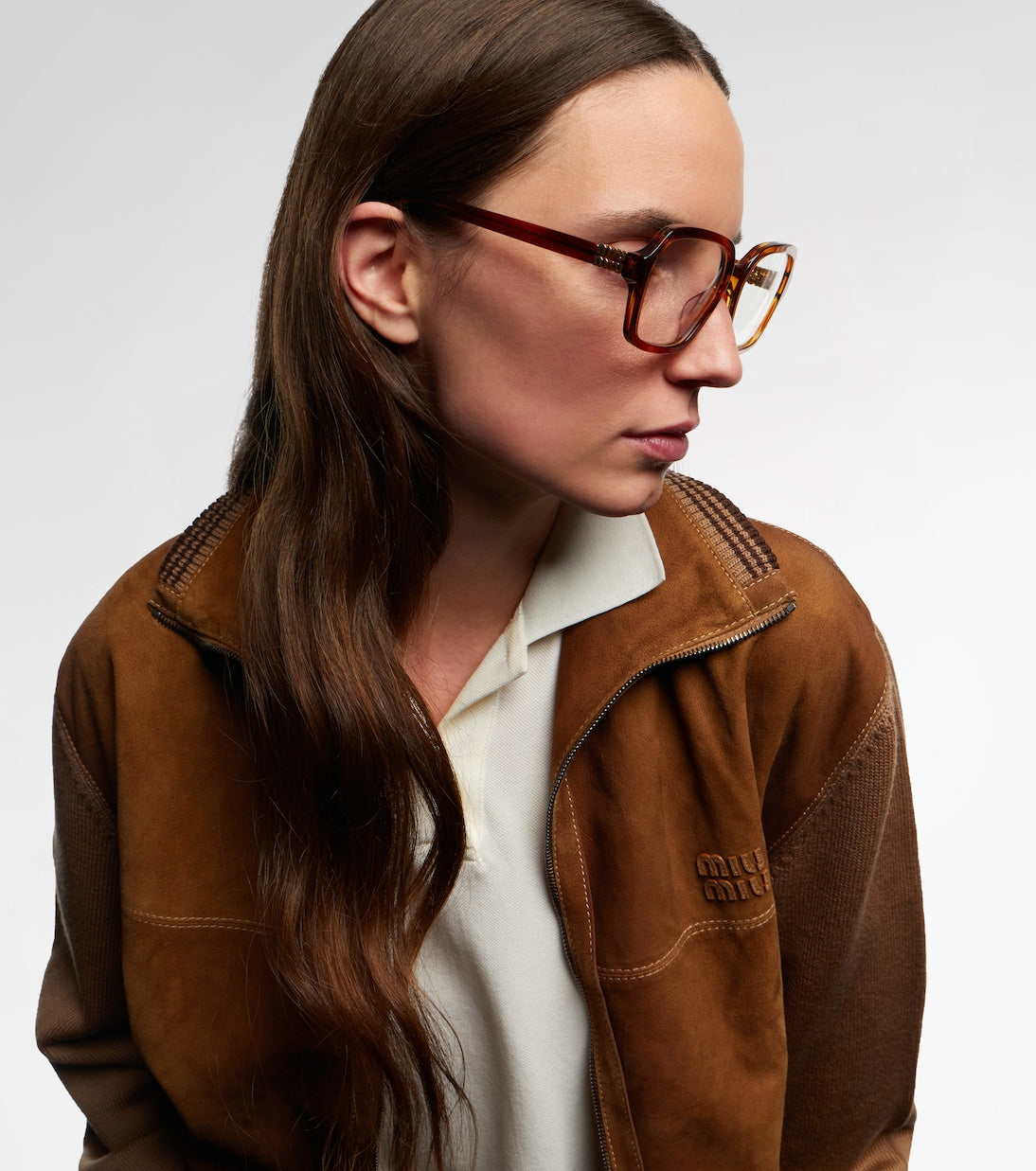 Miu Miu - Logo square glasses