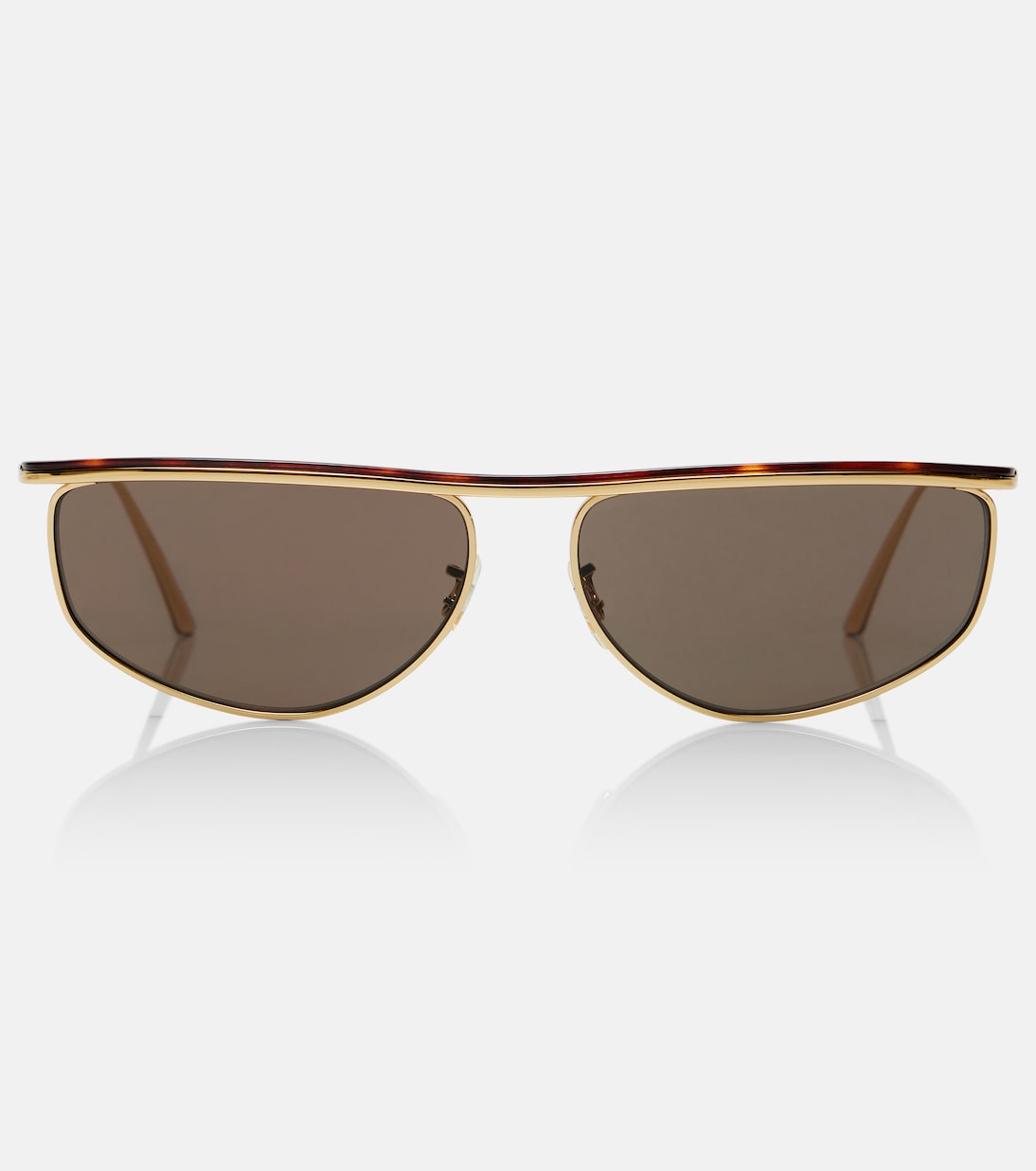 Khaite - x Oliver Peoples 1986C flat-top sunglasses