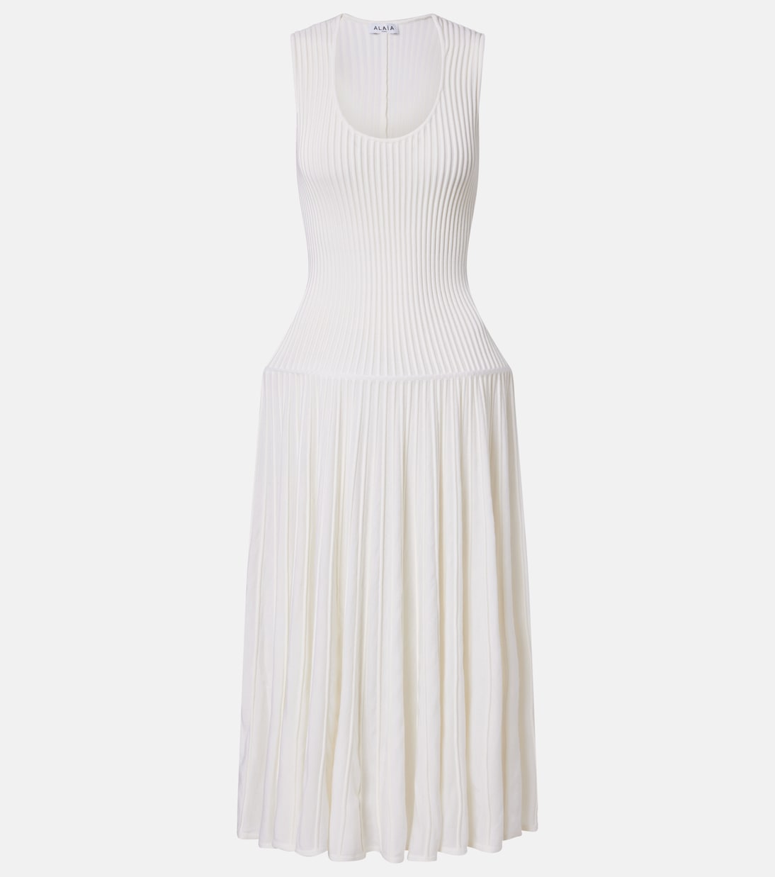 Alaïa - Wool-blend maxi dress