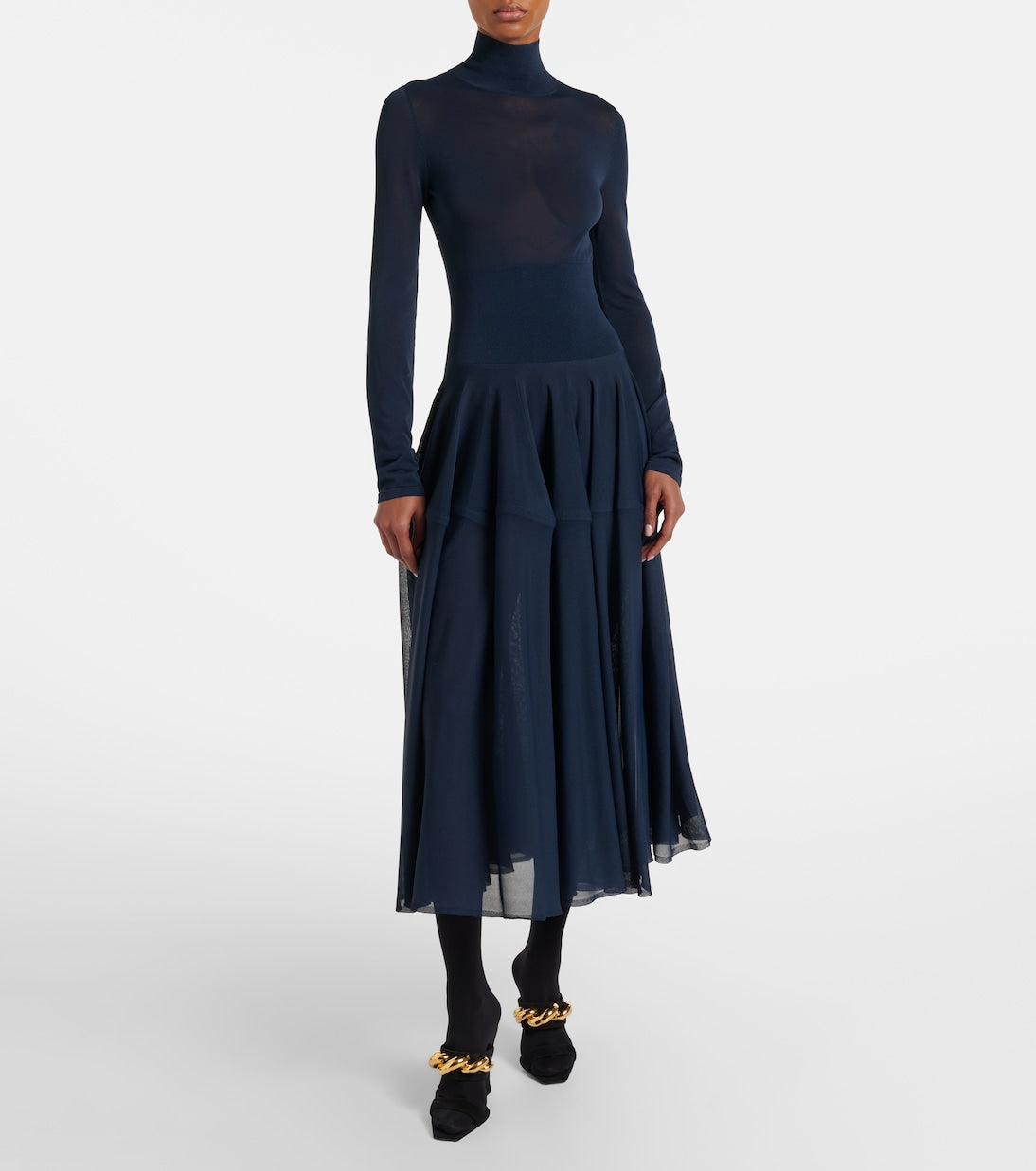 Alaïa - Sheer midi dress