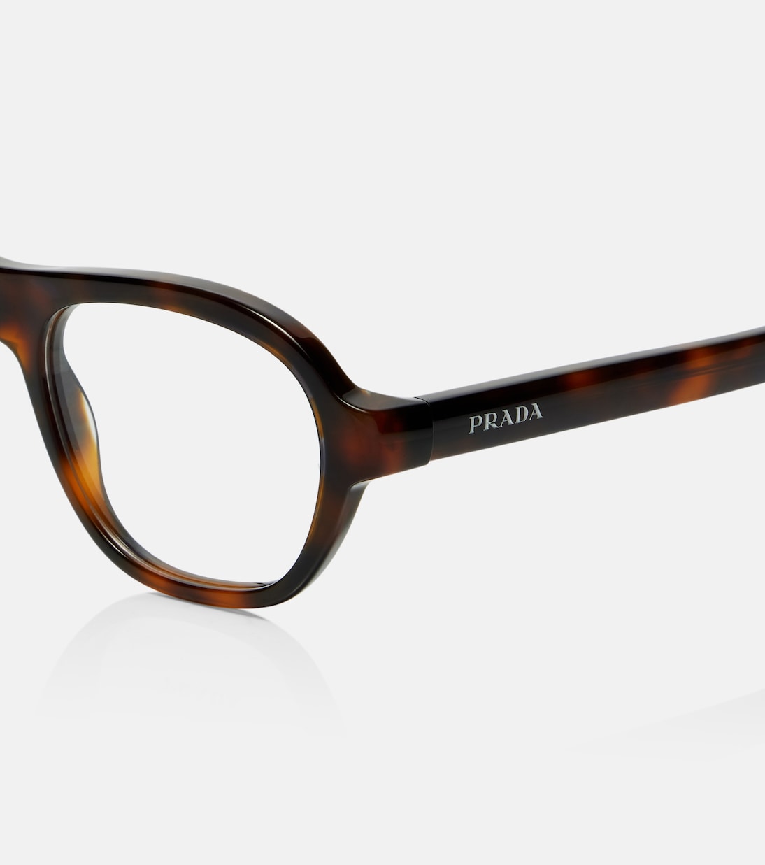 Prada - Logo aviator glasses