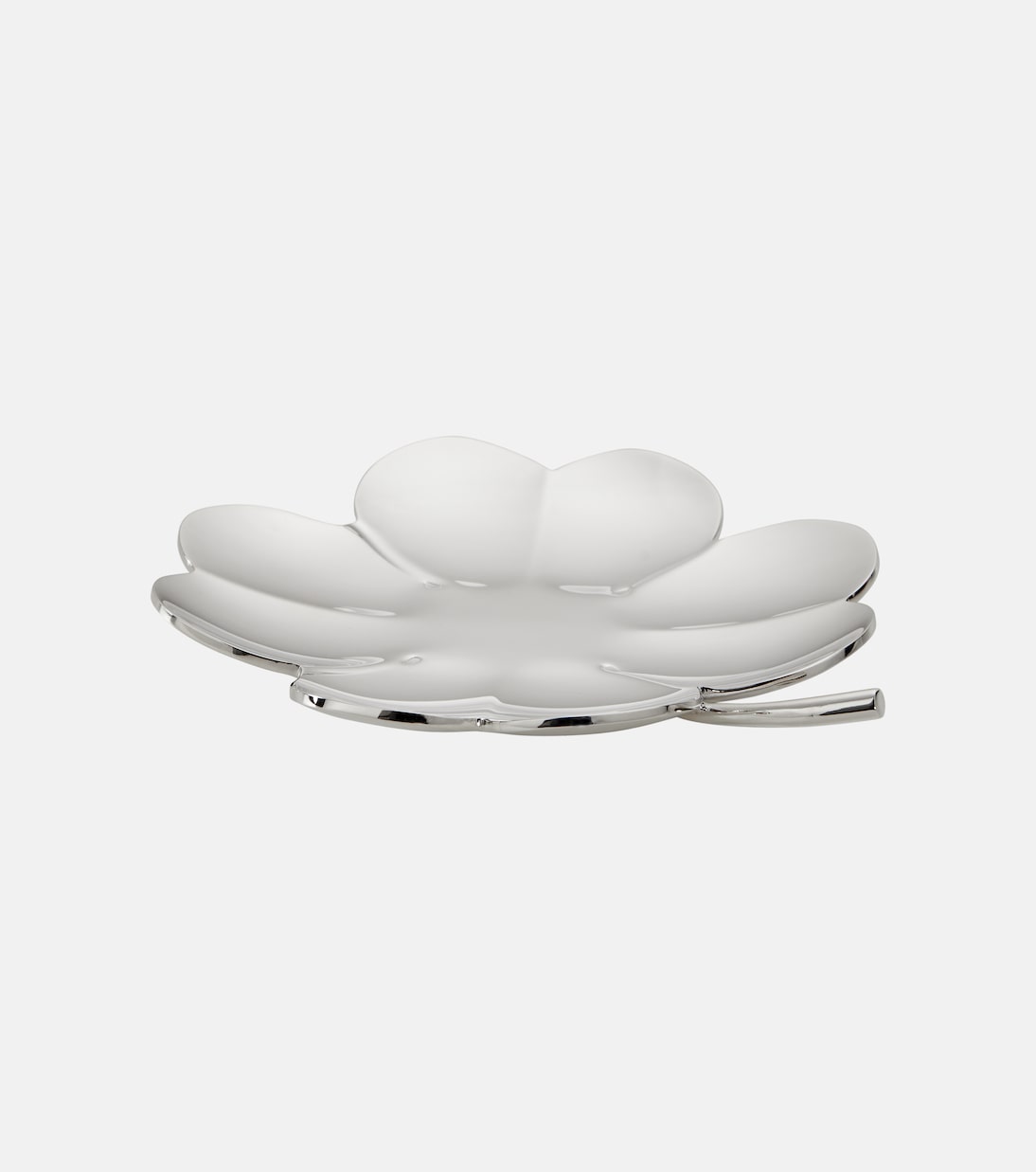 Christofle - L'Herbier Clover silver-plated bowl