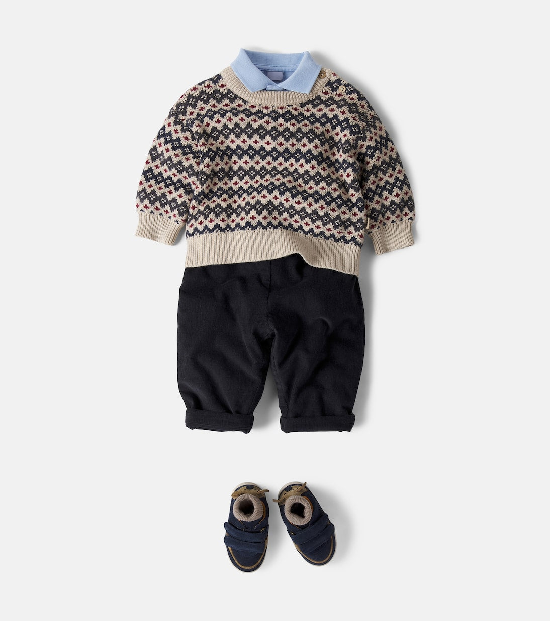 Wheat - Baby Aiden cotton corduroy pants