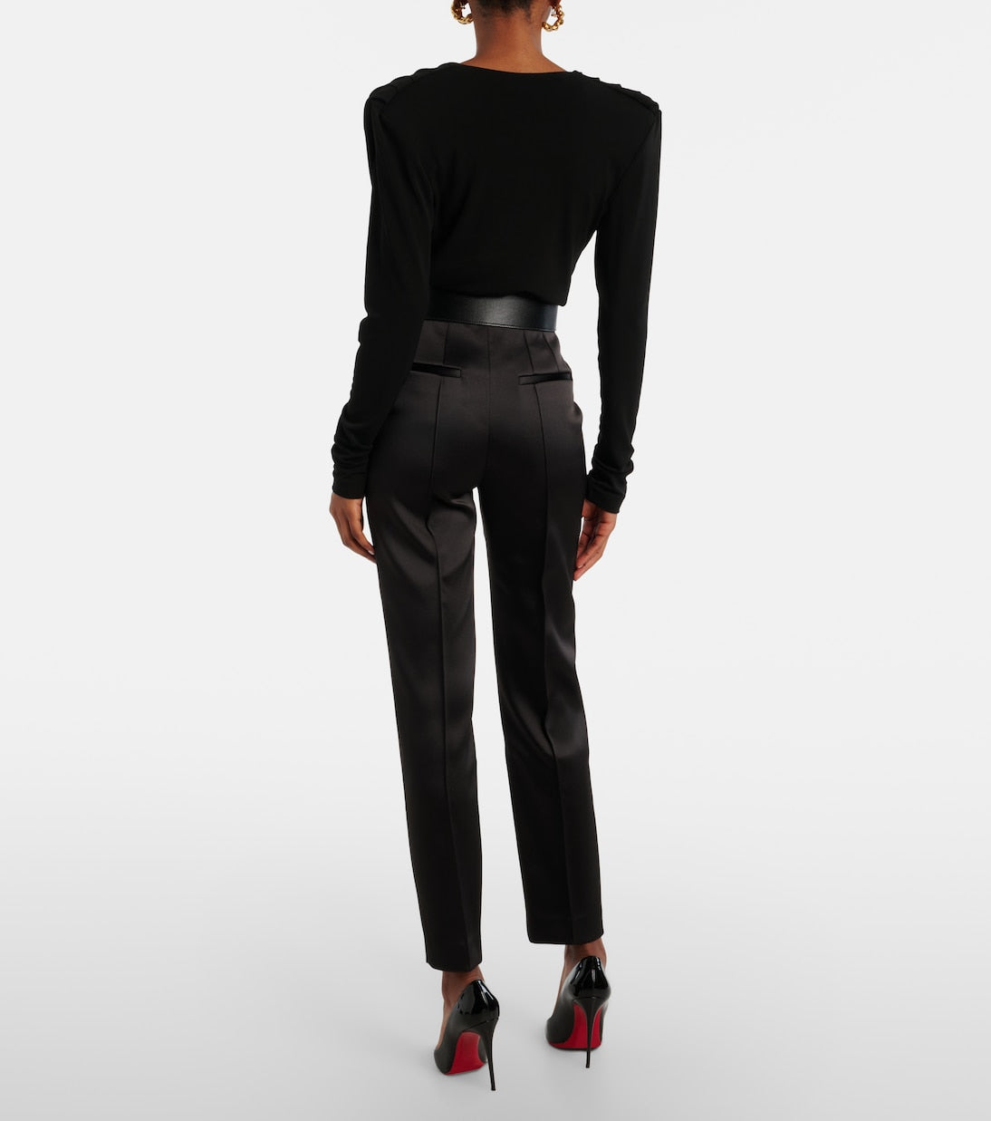 Wardrobe.NYC - High-rise tapered pants