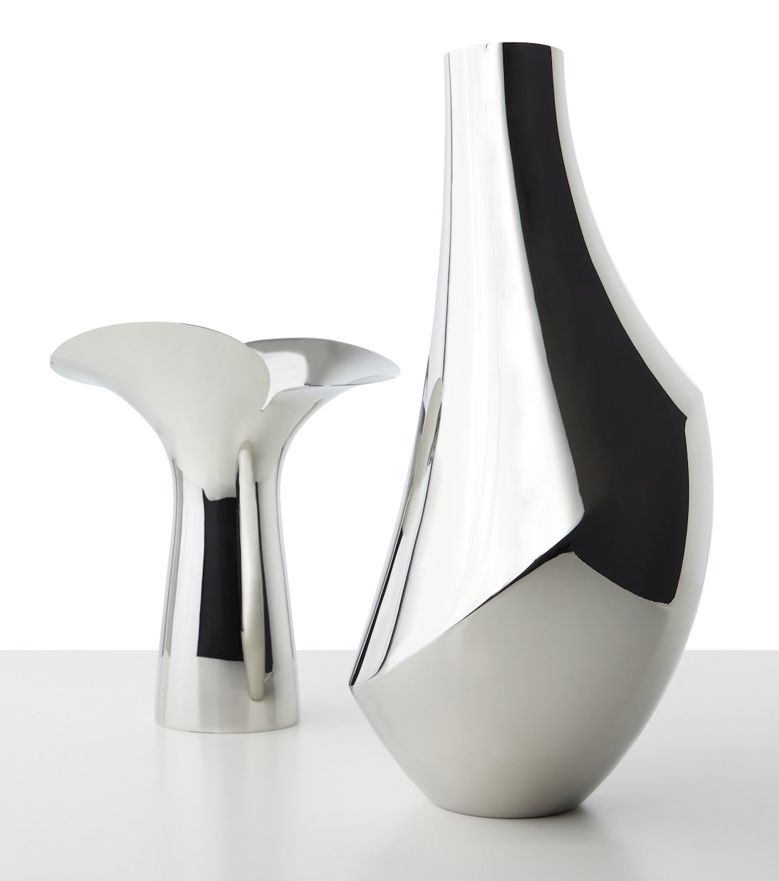 Georg Jensen - Flora Large stainless steel vase by Todd Bracher