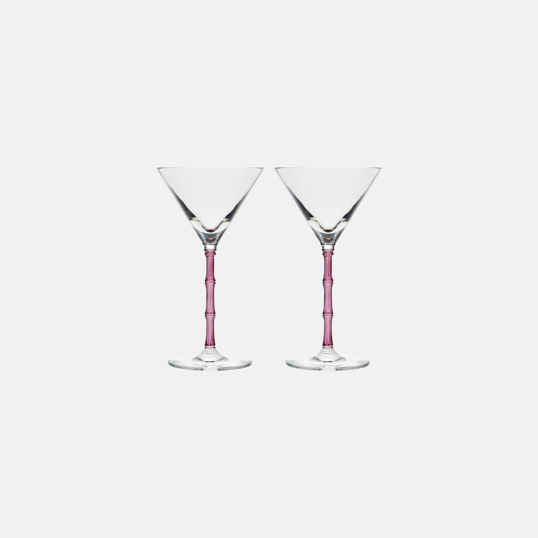 La DoubleJ - Bamboo set of 2 martini glasses