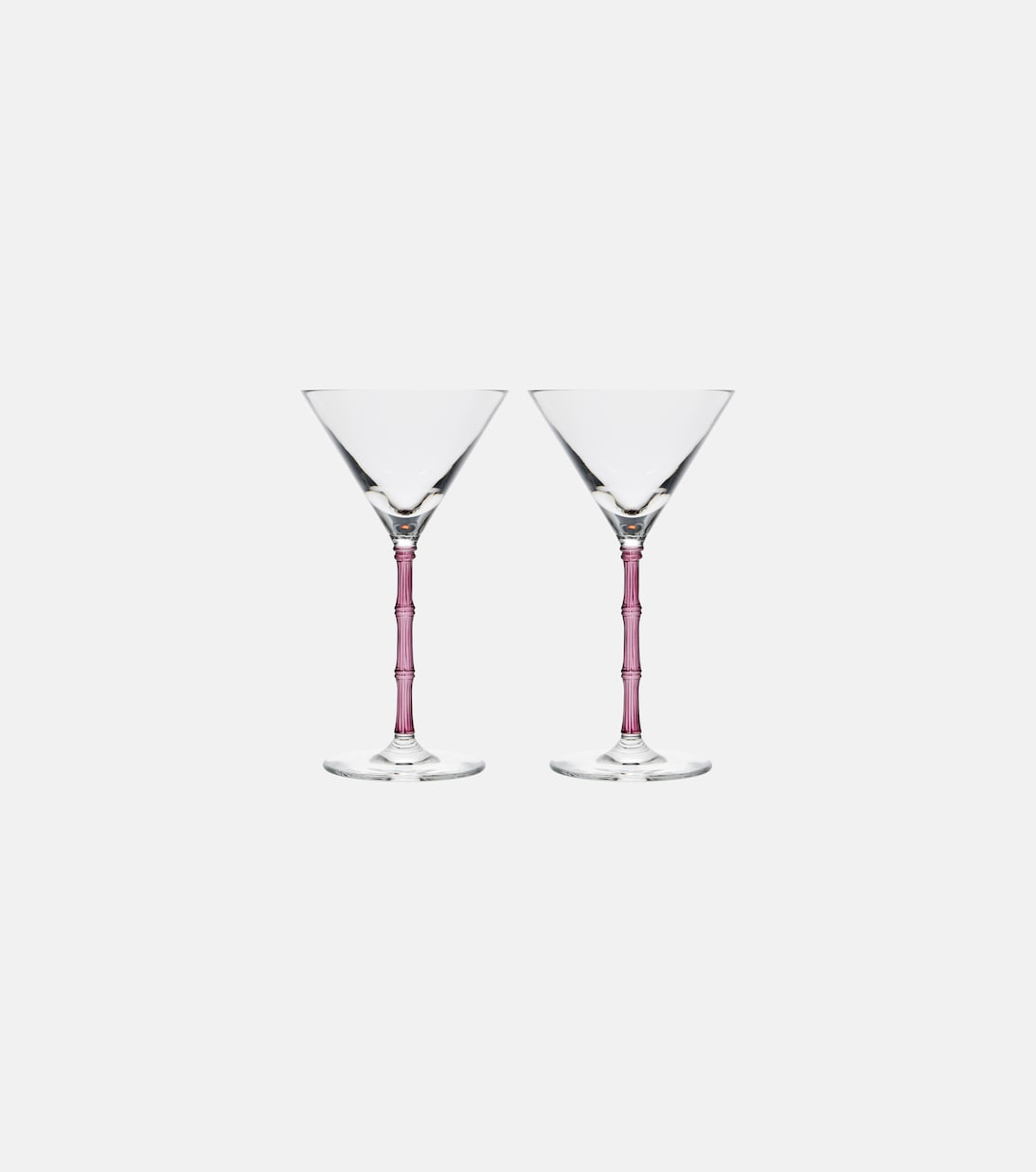 La DoubleJ - Bamboo set of 2 martini glasses