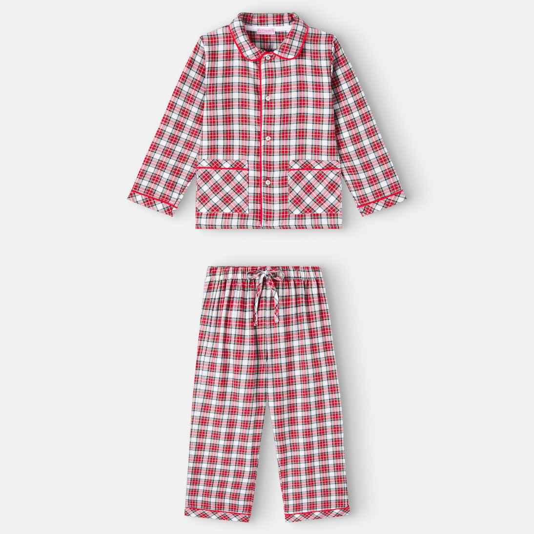 La Coqueta - Checked cotton pajamas