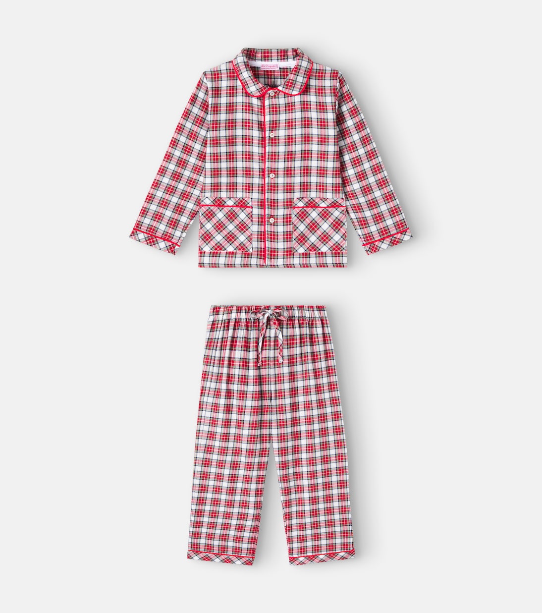 La Coqueta - Checked cotton pajamas