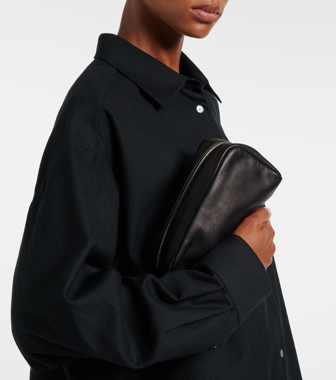 The Row - Astra leather pouch