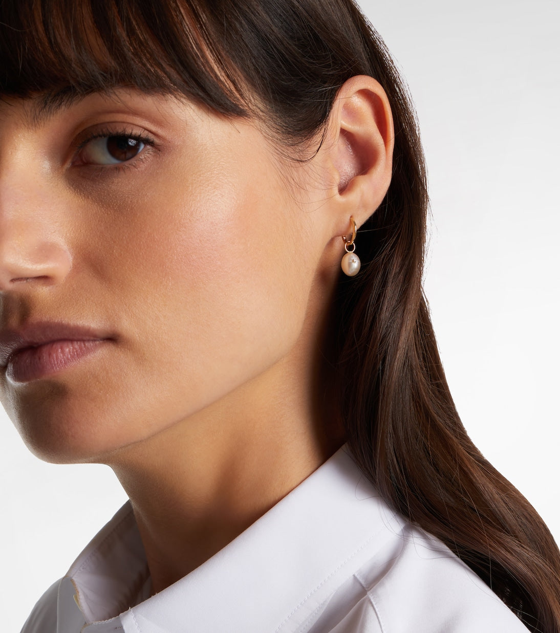 Mateo - 14kt gold drop earrings with pearls and diamonds