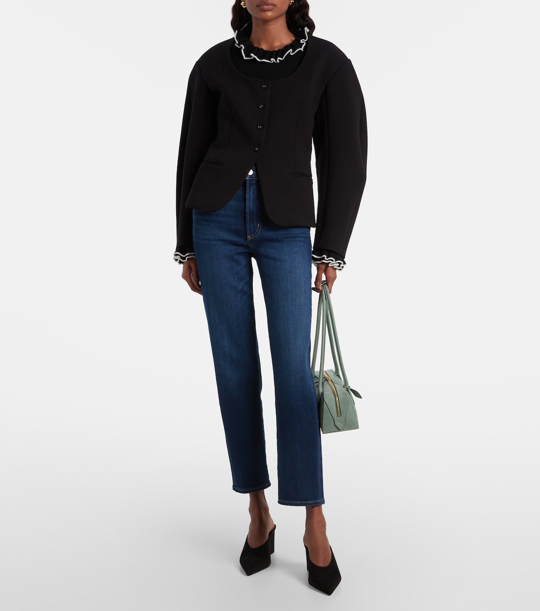 Citizens of Humanity - Caia cropped mid-rise straight jeans