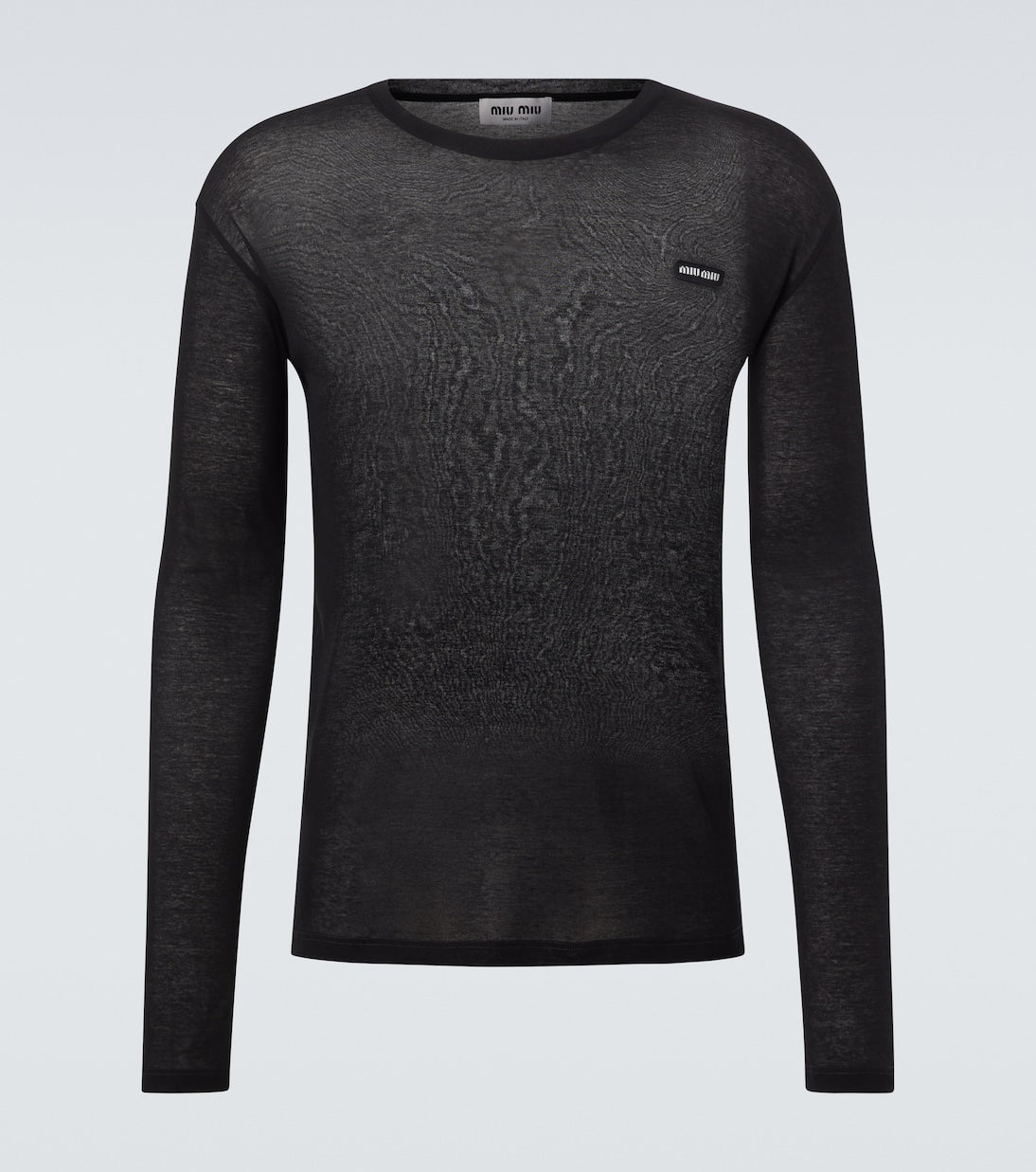 Miu Miu - Logo cotton jersey T-shirt