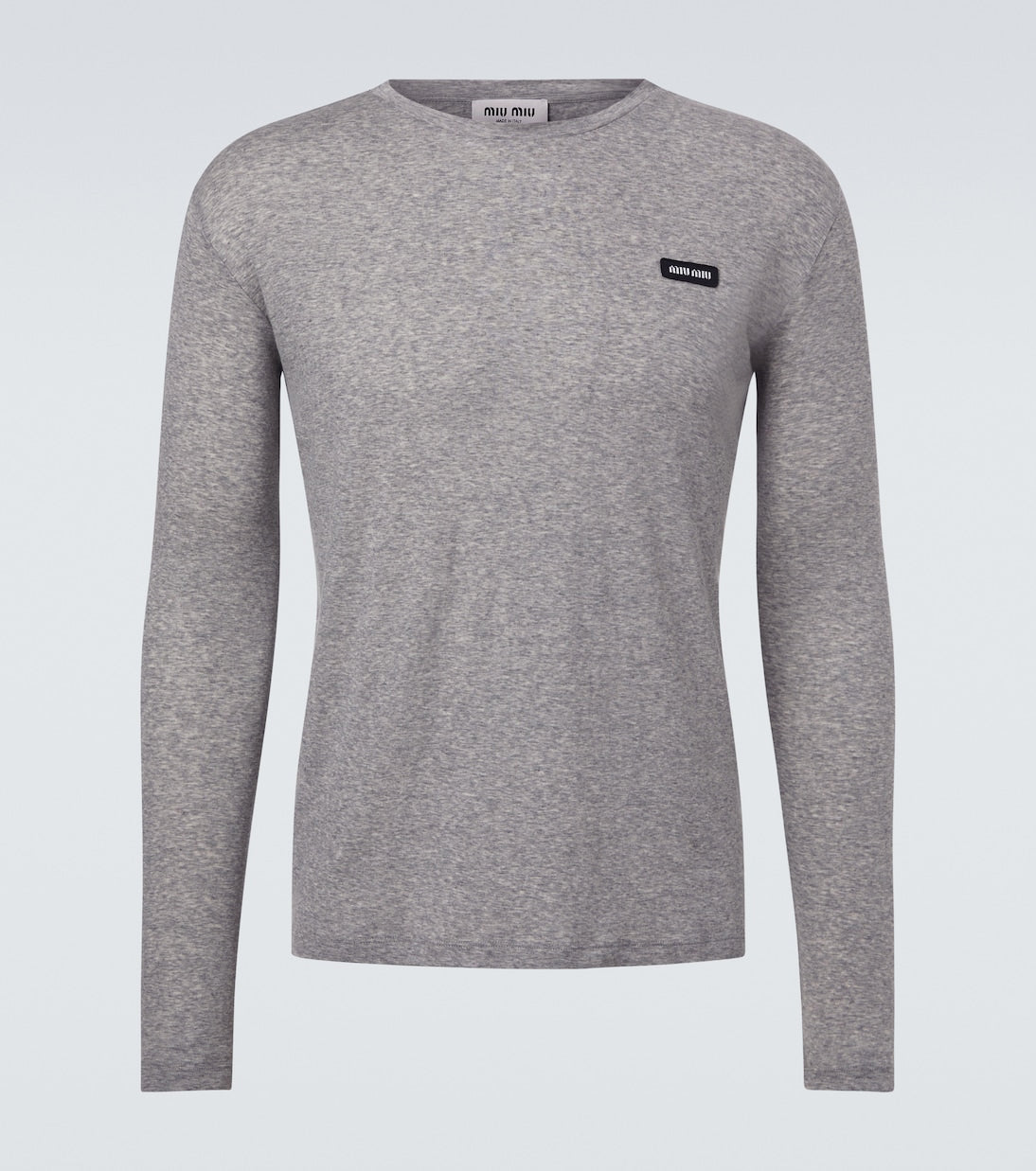 Miu Miu - Logo cotton jersey T-shirt