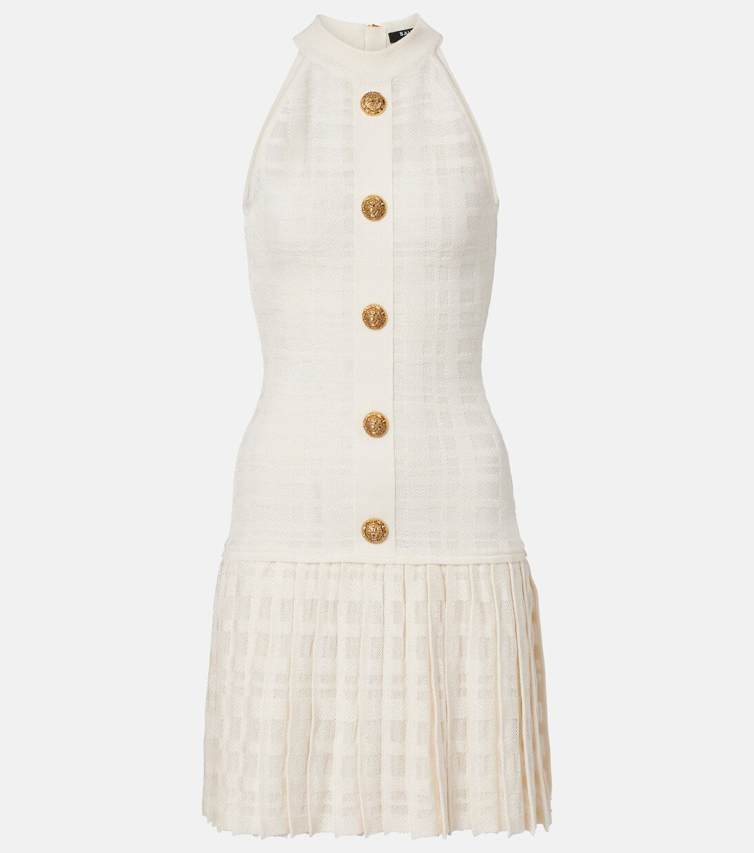 Balmain - Checked minidress