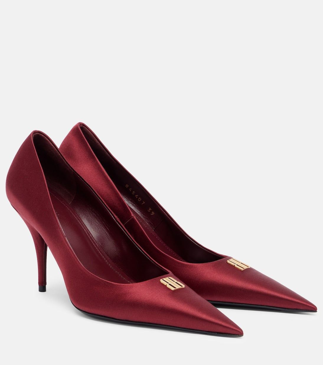 Balenciaga - Avenue 90 satin pumps