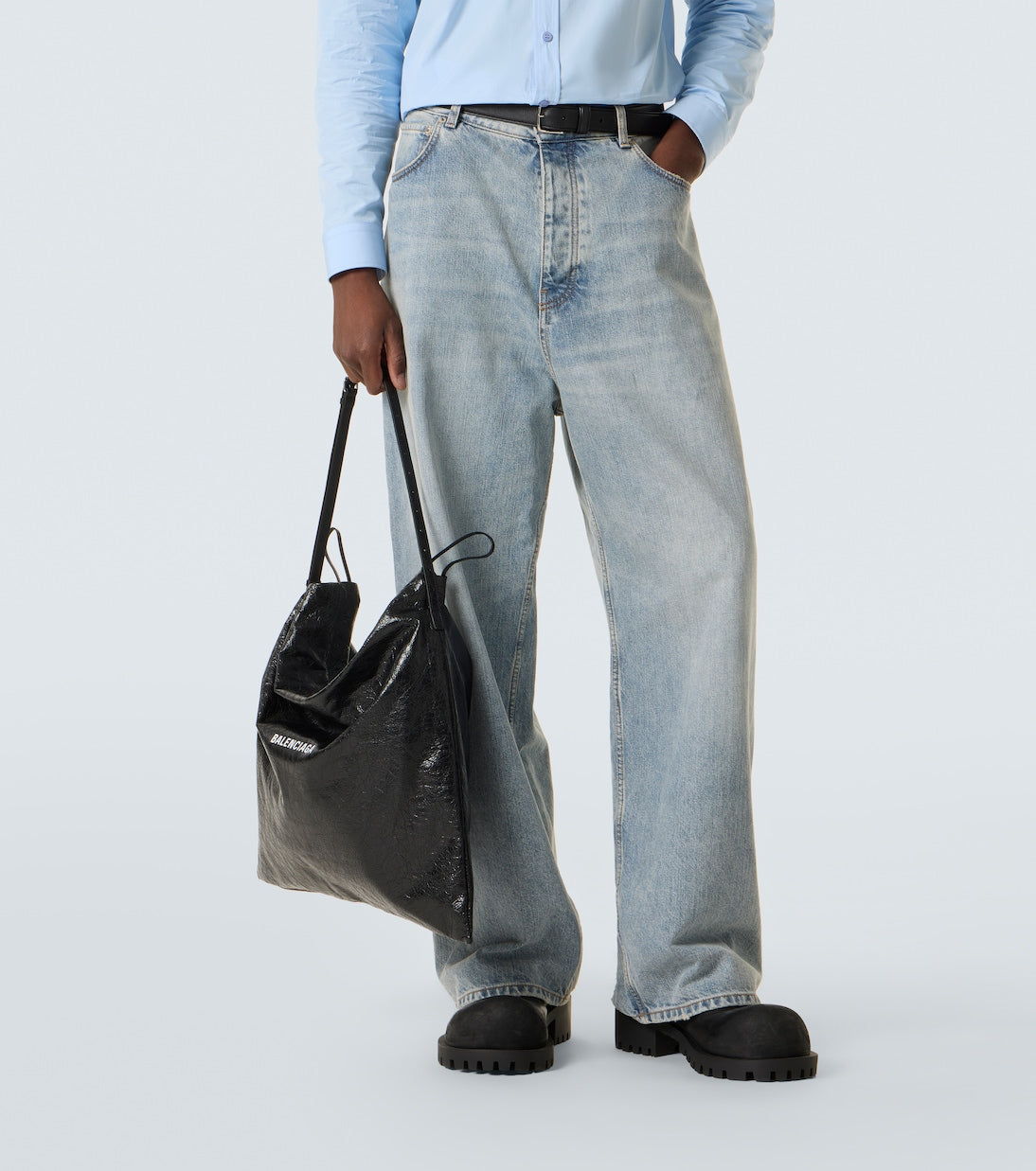 Balenciaga - Leather shoulder bag