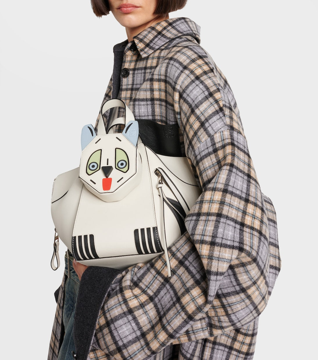 Loewe - x Louis Wain Futurist Cat Hammock top-handle bag
